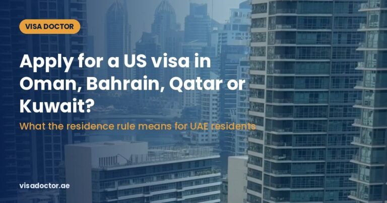 Apply for a US Visa in Oman, Bahrain, Qatar or Kuwait?