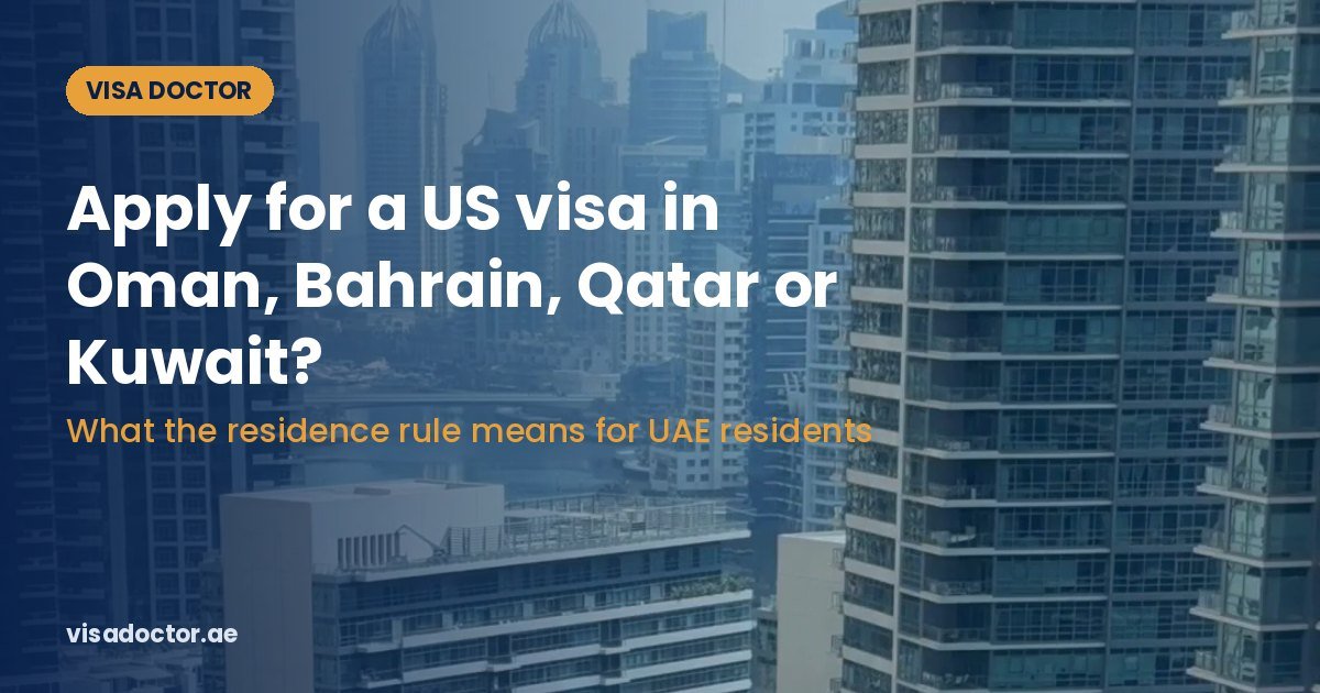 Vd us visa gcc other country - Visa Doctor Dubai