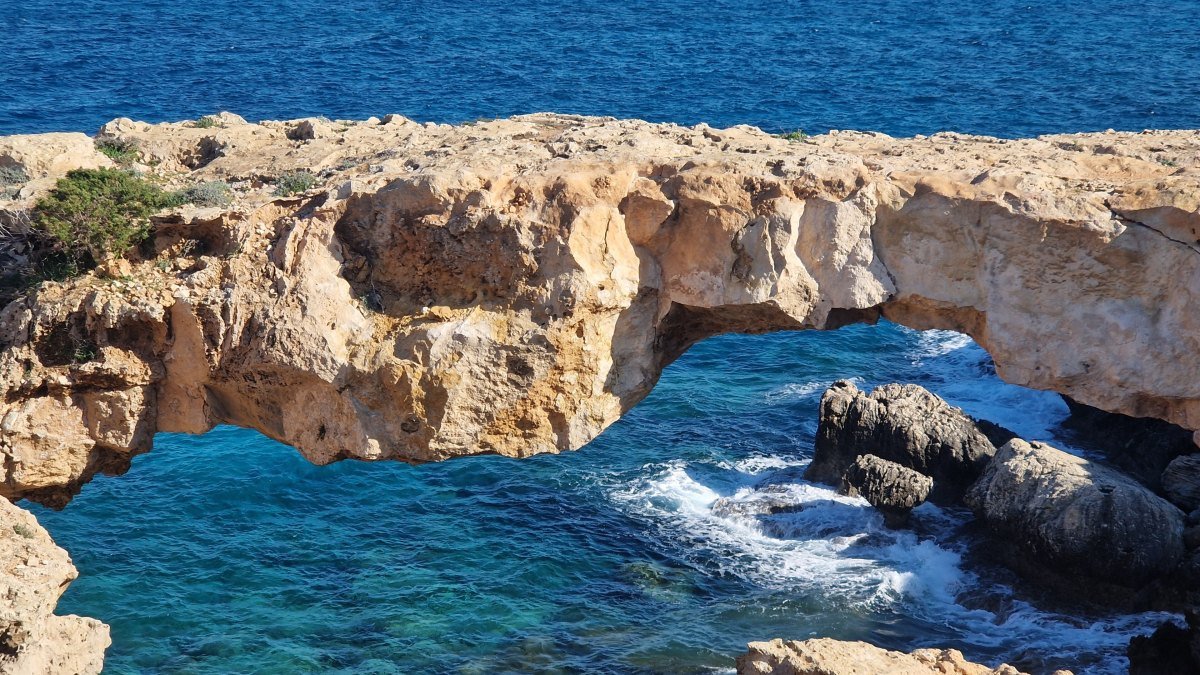Cape Greco sea arch, Cyprus