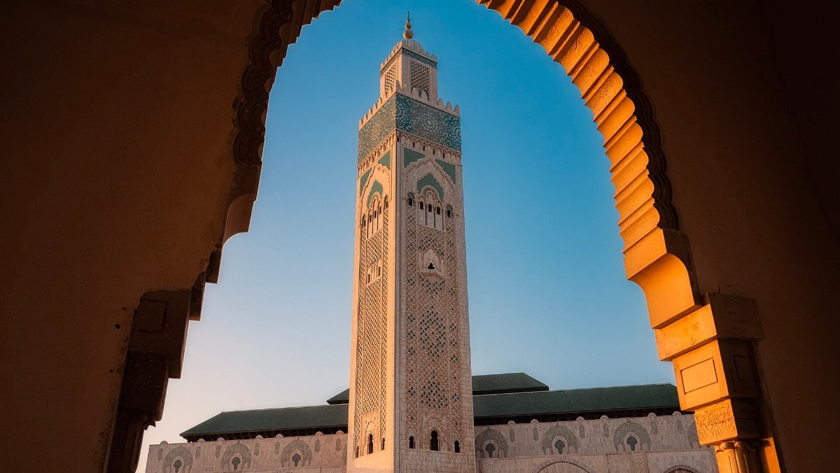 Hassan II Mosque, Casablanca. Photo: OussamaHamama / Wikimedia Commons / CC BY-SA 4.0